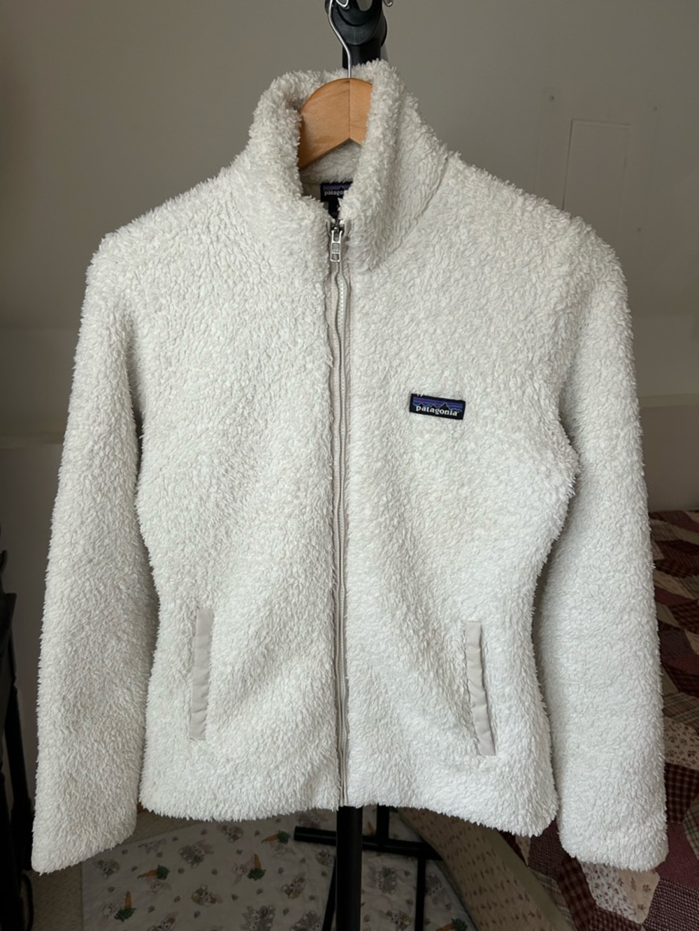 Patagonia Fleece Los Gatos Full Zip Jacket White Women’s Small